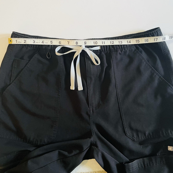 Figs Technical Collection Scrub Pants Black Style TM3001 9 Pockets Size X-Large - Picture 9 of 15